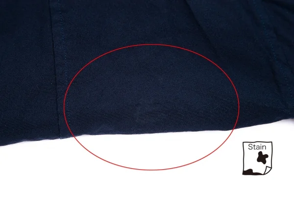 コムコム コムデギャルソンCOMME des GARCONS エステルサルエルパンツ 紺XS K-98247_013