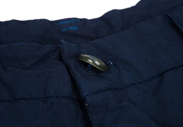 コムコム コムデギャルソンCOMME des GARCONS エステルサルエルパンツ 紺XS K-98247_004