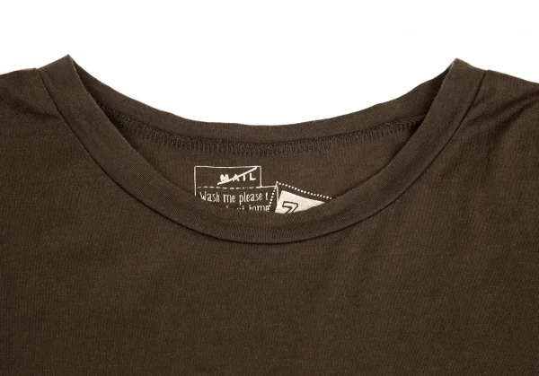 レキップヨシエイナバL'EQUIPE YOSHIE INABA ステンシルプリントTシャツ 茶38 K-98292_003