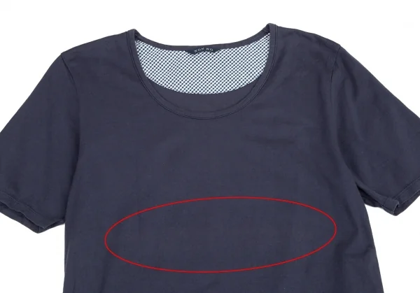 マドモアゼルノンノン ノンノNON NO Mademoiselle NON NON 裾ミニポケットTシャツ 紺L K-98304_002