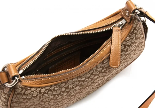コーチCOACH シグネチャー柄ショルダーポーチ モカ K-98308_011