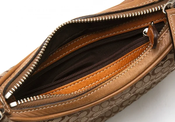 コーチCOACH シグネチャー柄ショルダーポーチ モカ K-98308_012