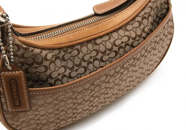 コーチCOACH シグネチャー柄ショルダーポーチ モカ K-98308_003