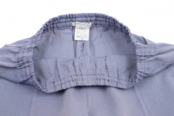プリーツプリーズPLEATS PLEASE 超音波ピンキングカットデザインパンツ 水色5 K-98343_004
