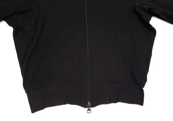 ヨウジヤマモト ファムYohji Yamamoto FEMME ドルマンスリーブジップアップパーカー 黒2 K-98376_010