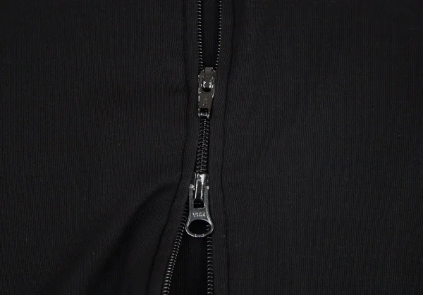 ヨウジヤマモト ファムYohji Yamamoto FEMME ドルマンスリーブジップアップパーカー 黒2 K-98376_011