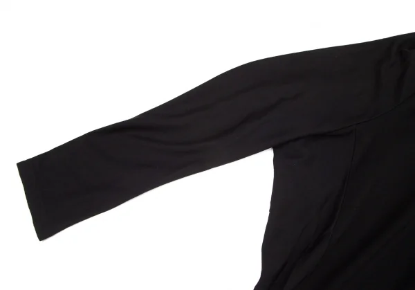 ヨウジヤマモト ファムYohji Yamamoto FEMME ドルマンスリーブジップアップパーカー 黒2 K-98376_005