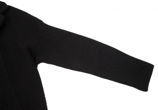 ヨウジヤマモト ファムYohji Yamamoto FEMME ローゲージニットジャケット 黒2 K-98379_005