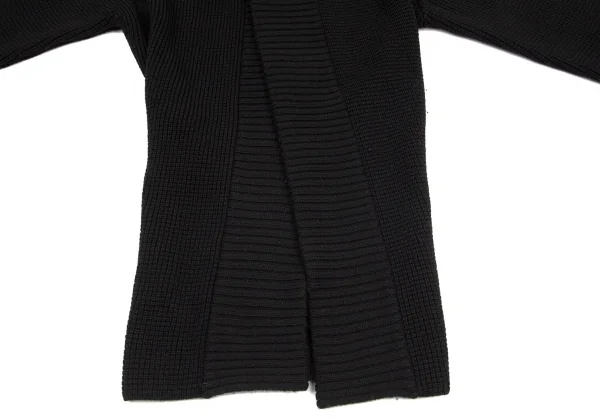 ヨウジヤマモト ファムYohji Yamamoto FEMME ローゲージニットジャケット 黒2 K-98379_007