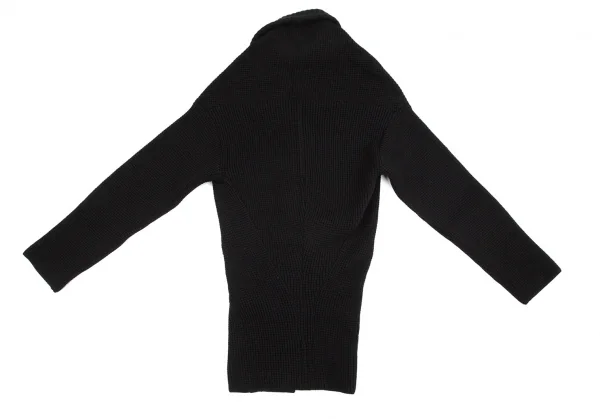 ヨウジヤマモト ファムYohji Yamamoto FEMME ローゲージニットジャケット 黒2 K-98379_009