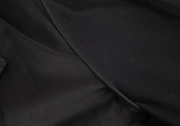 コムデギャルソン オムCOMME des GARCONS HOMME 製品染めコットンカツラギリバーシブルハーフコート 黒M K-98393_005