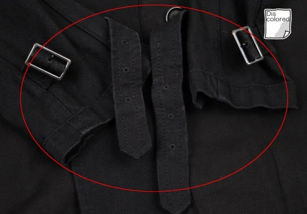 コムデギャルソン オムCOMME des GARCONS HOMME 製品染めコットンカツラギリバーシブルハーフコート 黒M K-98393_007