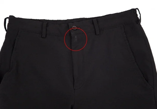 ブラックコムデギャルソンBLACK COMME des GARCONS エステルクロップドパンツ 黒XS K-98416_002