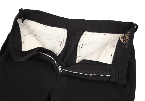 ブラックコムデギャルソンBLACK COMME des GARCONS エステルクロップドパンツ 黒XS K-98416_004