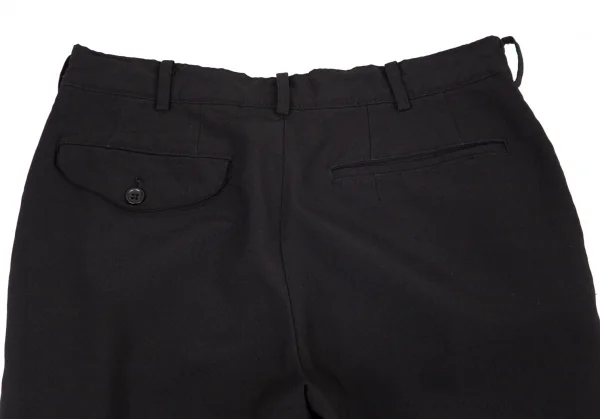 ブラックコムデギャルソンBLACK COMME des GARCONS エステルクロップドパンツ 黒XS K-98416_009