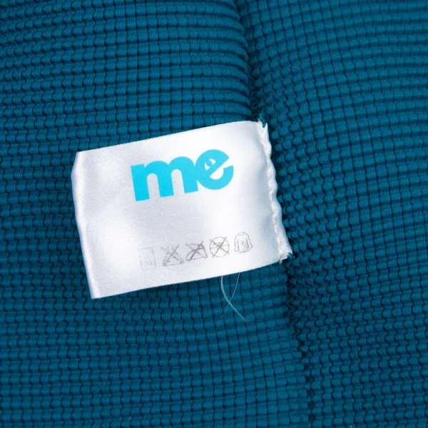 イッセイミヤケ ミーISSEY MIYAKE me ニットプリーツボタンレスカーディガン ターコイズF K-98492_013