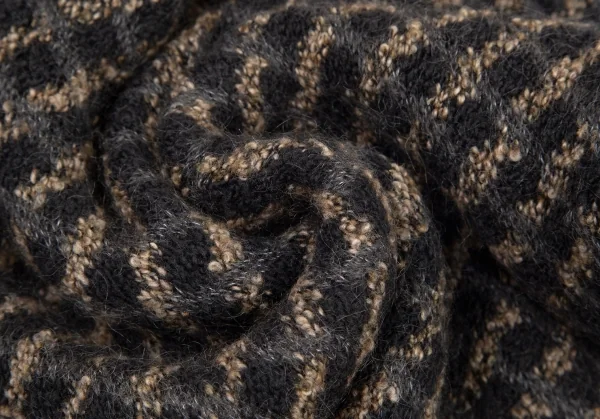 コスチューム オムCoSTUME HOMME モヘア混ダイヤ柄Vネックニットセーター グレーベージュM K-98561_010