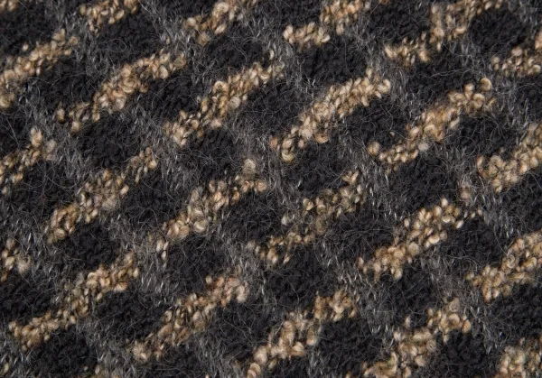 コスチューム オムCoSTUME HOMME モヘア混ダイヤ柄Vネックニットセーター グレーベージュM K-98561_009