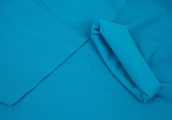 イッセイミヤケ ミーISSEY MIYAKE me ポリ裁ち切りドルマン半袖カットソー 水色F K-98622_006