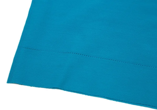 イッセイミヤケ ミーISSEY MIYAKE me ポリ裁ち切りドルマン半袖カットソー 水色F K-98622_008