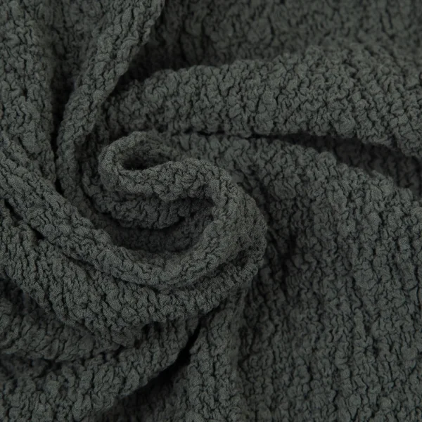 イッセイミヤケ ミーISSEY MIYAKE me カリフラワーフックデザインロングベスト 緑F K-98631_014