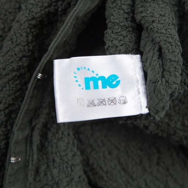 イッセイミヤケ ミーISSEY MIYAKE me カリフラワーフックデザインロングベスト 緑F K-98631_016