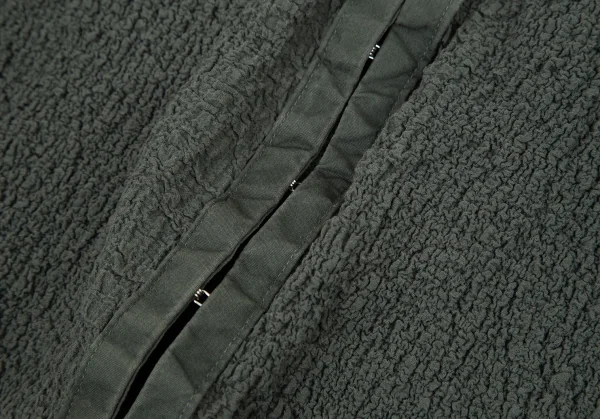 イッセイミヤケ ミーISSEY MIYAKE me カリフラワーフックデザインロングベスト 緑F K-98631_005