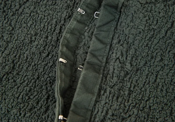 イッセイミヤケ ミーISSEY MIYAKE me カリフラワーフックデザインロングベスト 緑F K-98631_006