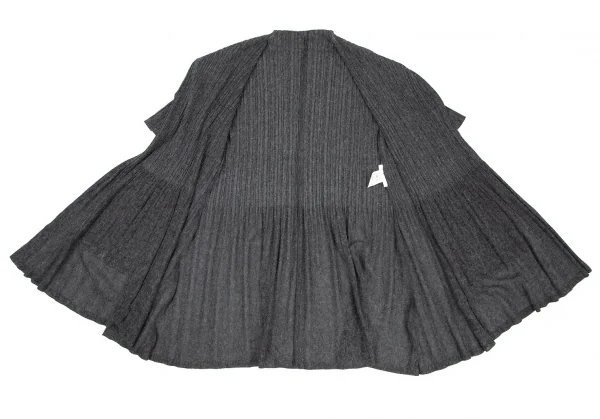 PLEATS PLEASE Linen Pleats Flare Cardigan K-98639_011