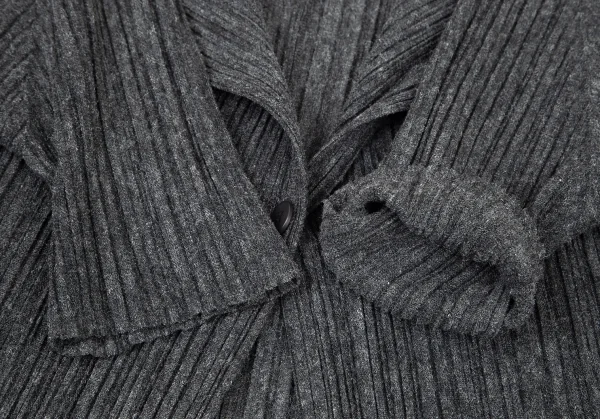 PLEATS PLEASE Linen Pleats Flare Cardigan K-98639_007