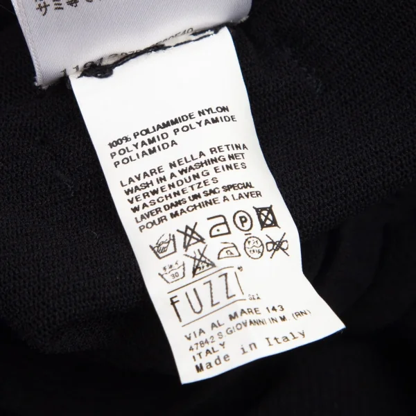 ジャンポールゴルチエ ソレイユJean Paul GAULTIER SOLEIL 前編み込みデザインパワーネットスカート 黒M K-98661_015