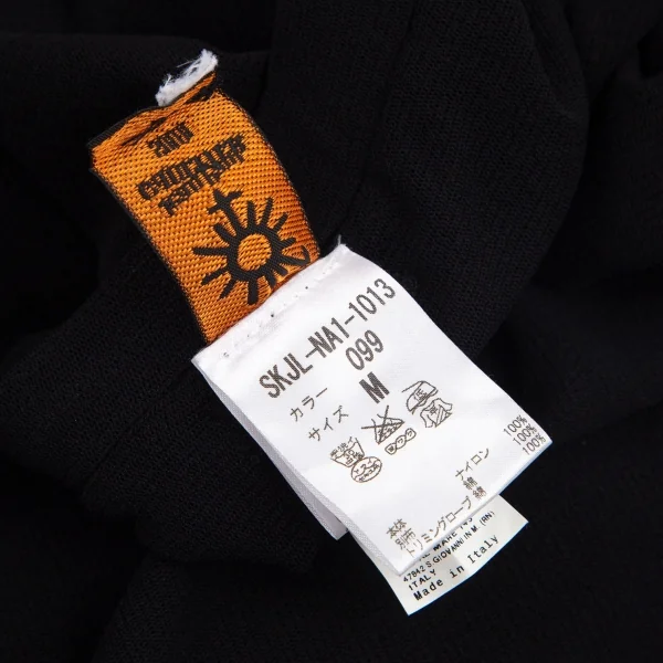 ジャンポールゴルチエ ソレイユJean Paul GAULTIER SOLEIL 前編み込みデザインパワーネットスカート 黒M K-98661_017