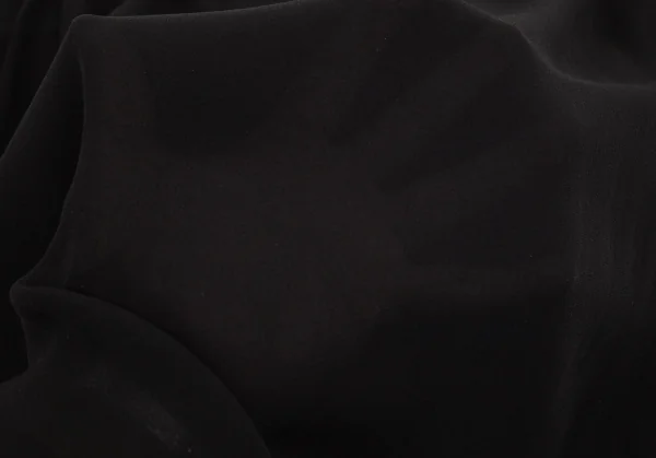 ワイズY's 異素材切替袖リブシフォンドルマンカットソー 黒2 K-98676_012