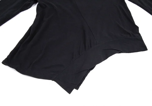 ワイズY's ドレープネック変形カットソー 濃紺2 K-98677_010