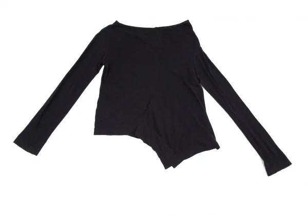 ワイズY's ドレープネック変形カットソー 濃紺2 K-98677_012