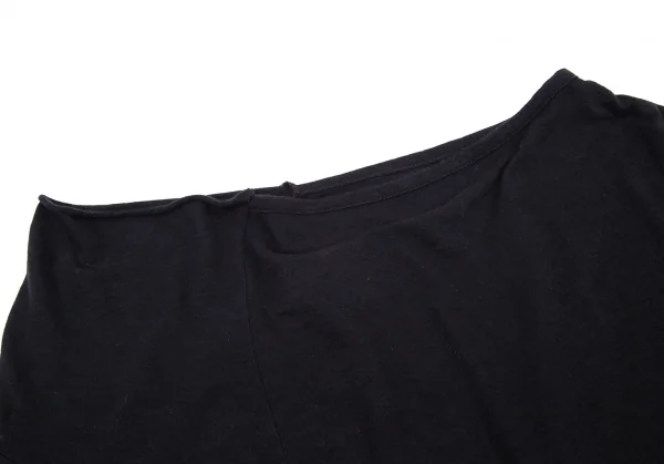 ワイズY's ドレープネック変形カットソー 濃紺2 K-98677_006