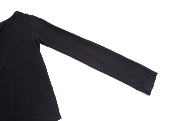 ワイズY's ドレープネック変形カットソー 濃紺2 K-98677_007