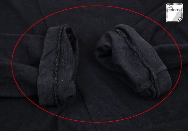 ワイズY's ドレープネック変形カットソー 濃紺2 K-98677_009