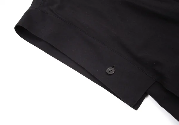 タケシコウサカバイ ワイズ ピンクレーベルTAKESHI KOSAKA by Y's Pink Label 袖ワイドデザインスリットロングノースリーブワンピース 黒2 K-98685_007