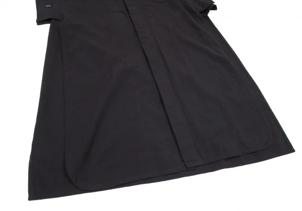 タケシコウサカバイ ワイズ ピンクレーベルTAKESHI KOSAKA by Y's Pink Label 袖ワイドデザインスリットロングノースリーブワンピース 黒2 K-98685_008