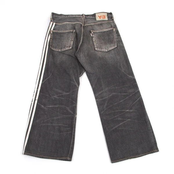 Y-3 Spotted Horse Side Three Stripes Jeans Black 36 K-98695_001
