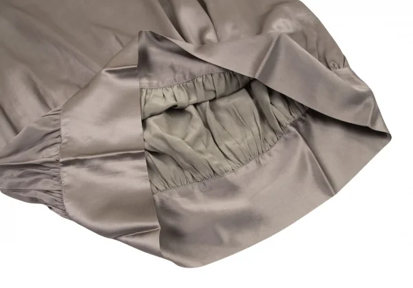 リミフゥLIMI feu サテンビッグシルエットプルオーバー グレーベージュS K-98743_008