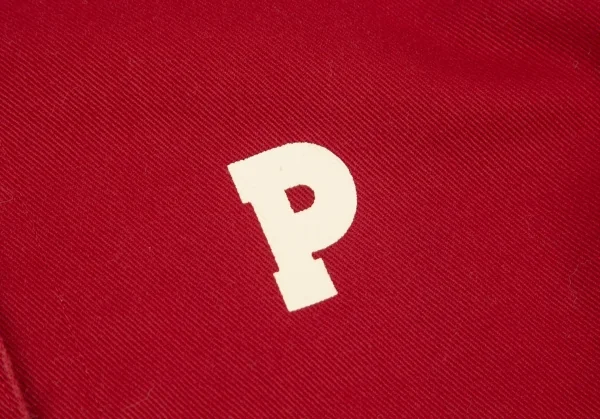 ピンクハウスPINK HOUSE ロゴプリントノーカラージャケット 赤L K-98797_007