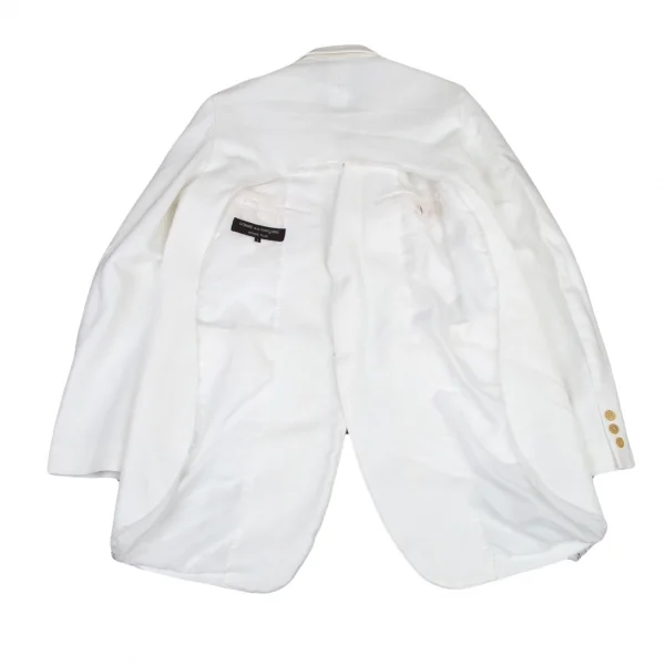 コムデギャルソン オムプリュスCOMME des GARCONS HOMME PLUS ポリ背中裁ち切り2Bジャケット