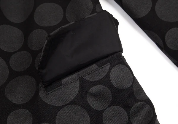 ブラックコムデギャルソンBLACK COMME des GARCONS ウォッシュ加工ドット4Bジャケット 黒L K-98836_009