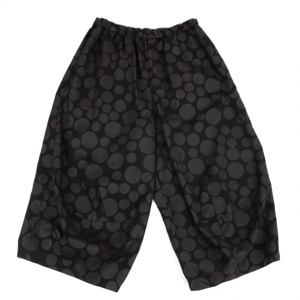 ブラックコムデギャルソンBLACK COMME des GARCONS ウォッシュ加工ドットサルエルパンツ
