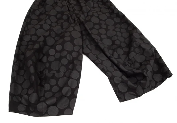 ブラックコムデギャルソンBLACK COMME des GARCONS ウォッシュ加工ドットサルエルパンツ 黒L K-98837_005