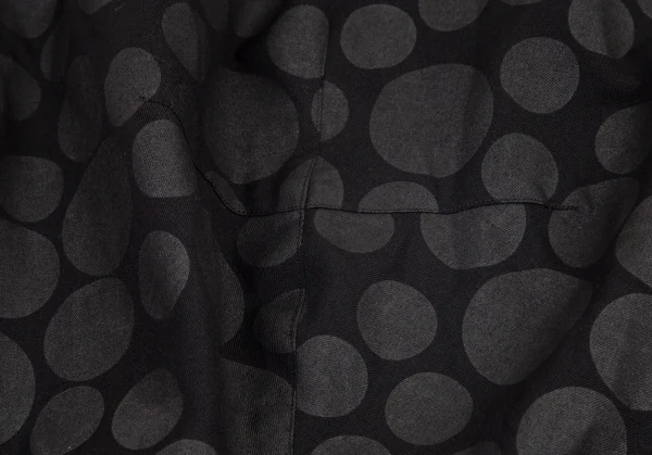 ブラックコムデギャルソンBLACK COMME des GARCONS ウォッシュ加工ドットサルエルパンツ 黒L K-98837_006