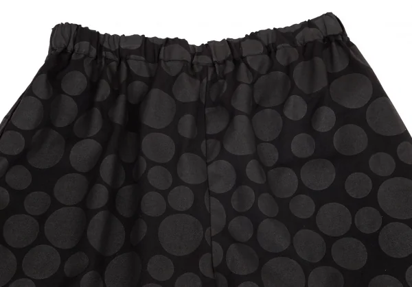 ブラックコムデギャルソンBLACK COMME des GARCONS ウォッシュ加工ドットサルエルパンツ 黒L K-98837_009