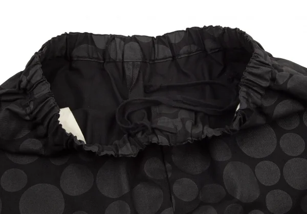 ブラックコムデギャルソンBLACK COMME des GARCONS ウォッシュ加工ドットセットアップスーツ 黒L K-98838_013